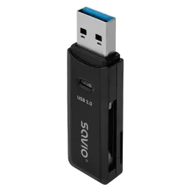 External Card Reader Savio AK-64 Black by Savio, External Memory Card Readers - Ref: S9141194, Price: 9,67 €, Discount: %