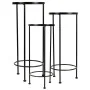 Soporte para Maceta Alexandra House Living Negro Hierro Azulejo 30 x 68 x 30 cm 3 Piezas de Alexandra House Living, Accesorio...