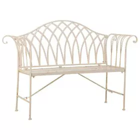 Bench Alexandra House Living White Iron 50 x 88 x 110 cm by Alexandra House Living, Benches - Ref: D1632234, Price: 145,27 €,...