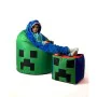 Puff GO GIFT grün Oxford minecraft von GO GIFT, Sitzsäcke - Ref: S9141811, Preis: 69,16 €, Rabatt: %