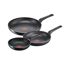 Set of Frying Pans Tefal B5569153 Black Aluminium (3 Units) by Tefal, Frying Pans - Ref: S9142043, Price: 56,51 €, Discount: %