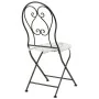 Ensemble Table + 2 Chaises Alexandra House Living Blanc Noir 60 x 75 x 60 cm de Alexandra House Living, Salons de jardin - Ré...