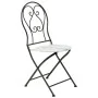 Ensemble Table + 2 Chaises Alexandra House Living Blanc Noir 60 x 75 x 60 cm de Alexandra House Living, Salons de jardin - Ré...