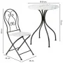 Table set with 2 chairs Alexandra House Living White Black 60 x 75 x 60 cm by Alexandra House Living, Garden Furniture Sets -...