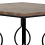 Set of 2 tables Alexandra House Living Brown Black Iron MDF Wood 39 x 57 x 39 cm by Alexandra House Living, Tables - Ref: D16...