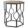 Set of 2 tables Alexandra House Living Brown Black Iron MDF Wood 39 x 57 x 39 cm by Alexandra House Living, Tables - Ref: D16...