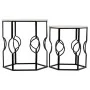 Set of 2 tables Alexandra House Living White Iron MDF Wood 39 x 57 x 39 cm by Alexandra House Living, Tables - Ref: D1632243,...