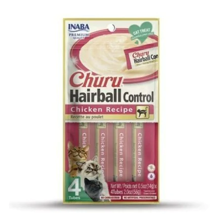 Spuntino per Cat Inaba Churu Hairball Control Pollo 4 x 14 g di Inaba, Snacks - Rif: S9142316, Prezzo: 4,36 €, Sconto: %