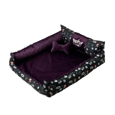 Pet bed GO GIFT L Purple 90 x 16 x 50 cm by GO GIFT, Beds - Ref: S9142377, Price: 35,14 €, Discount: %