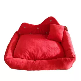 Cama para mascota GO GIFT L Rojo 52 x 1 x 42 cm de GO GIFT, Camas - Ref: S9142395, Precio: 32,91 €, Descuento: %