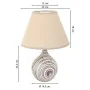 Desk lamp Alexandra House Living White Polyresin 220-240 V 14 x 25 x 14 cm by Alexandra House Living, Bedside and Table Lamps...