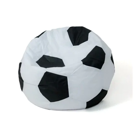 Pouffe GO GIFT White Black Oxford Football by GO GIFT, Footstools - Ref: S9142986, Price: 71,22 €, Discount: %