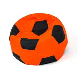 Pouf GO GIFT Noir Orange Oxford Football de GO GIFT, Poufs - Réf : S9142991, Prix : 49,68 €, Remise : %