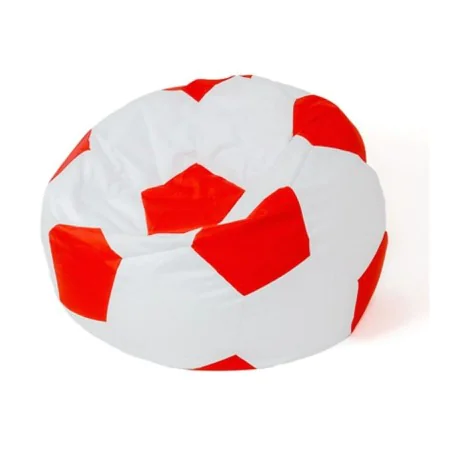 Pouffe GO GIFT White Red Oxford Football by GO GIFT, Footstools - Ref: S9142995, Price: 71,22 €, Discount: %