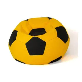 Pouffe GO GIFT Yellow Black Oxford Football by GO GIFT, Footstools - Ref: S9143013, Price: 71,22 €, Discount: %