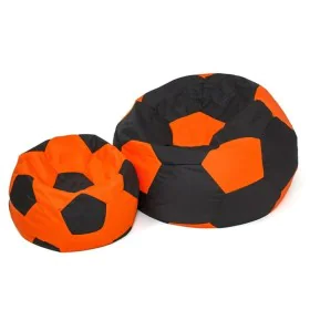 Pouf GO GIFT Noir Orange Oxford Football de GO GIFT, Poufs - Réf : S9143014, Prix : 49,68 €, Remise : %