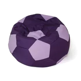 Pouffe GO GIFT Purple Oxford Football by GO GIFT, Footstools - Ref: S9143028, Price: 71,22 €, Discount: %