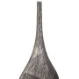 Vase Alexandra House Living Grey Silver Polyresin 13 x 48 x 23 cm by Alexandra House Living, Vases - Ref: D1632255, Price: 32...