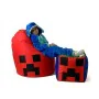 Puff GO GIFT Rojo Oxford minecraft de GO GIFT, Puffs - Ref: S9143072, Precio: 65,15 €, Descuento: %