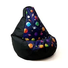 Pouffe GO GIFT Black 105 x 80 cm Pear by GO GIFT, Bean Bags - Ref: S9143088, Price: 56,95 €, Discount: %