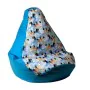 Pouf GO GIFT Bleu 105 x 80 cm Poire de GO GIFT, Fauteuils poire - Réf : S9143097, Prix : 59,70 €, Remise : %