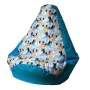 Pouffe GO GIFT Blue 105 x 80 cm Pear by GO GIFT, Bean Bags - Ref: S9143097, Price: 56,25 €, Discount: %