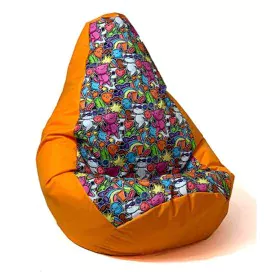 Pouffe GO GIFT Orange 105 x 80 cm Pear by GO GIFT, Bean Bags - Ref: S9143118, Price: 56,25 €, Discount: %