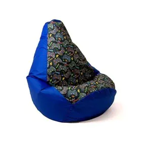 Pouffe GO GIFT Blue Oxford tejido antidesgarros 130 x 90 cm by GO GIFT, Footstools - Ref: S9143125, Price: 73,75 €, Discount: %