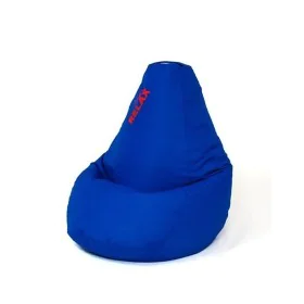 Pouf GO GIFT Bleu 105 x 80 cm Poire de GO GIFT, Fauteuils poire - Réf : S9143177, Prix : 52,45 €, Remise : %