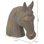 Deko-Figur Alexandra House Living Grau Gold Polyesterharz Pferd 15 x 31 x 31 cm von Alexandra House Living, Sammlerstücke - R...