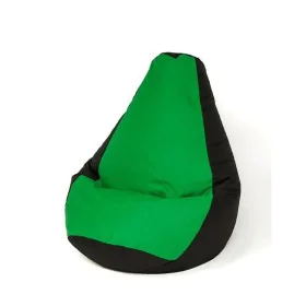 Pouf GO GIFT Noir Vert 105 x 80 cm Poire de GO GIFT, Fauteuils poire - Réf : S9143198, Prix : 52,45 €, Remise : %