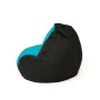 Pouffe GO GIFT Blue Black 105 x 80 cm Pear by GO GIFT, Bean Bags - Ref: S9143201, Price: 52,45 €, Discount: %