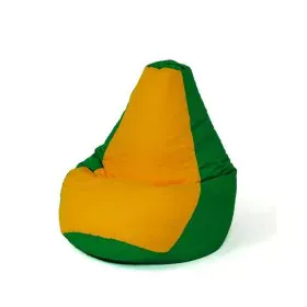 Pouf GO GIFT Jaune Vert 105 x 80 cm Poire de GO GIFT, Fauteuils poire - Réf : S9143228, Prix : 53,13 €, Remise : %