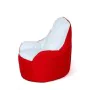 Pouffe GO GIFT White Red Oxford tejido antidesgarros by GO GIFT, Footstools - Ref: S9143243, Price: 99,75 €, Discount: %