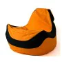 Pouf GO GIFT Noir Orange Oxford tejido antidesgarros 140 x 100 x 100 cm 140 x 100 cm de GO GIFT, Poufs - Réf : S9143255, Prix...