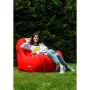 Pouf GO GIFT Blanc Rouge Oxford tejido antidesgarros 140 x 100 x 100 cm 140 x 100 cm de GO GIFT, Poufs - Réf : S9143258, Prix...