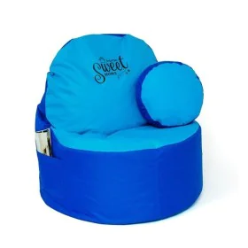 Pouffe GO GIFT Blue Oxford tejido antidesgarros 120 x 80 x 80 cm by GO GIFT, Footstools - Ref: S9143263, Price: 65,64 €, Disc...