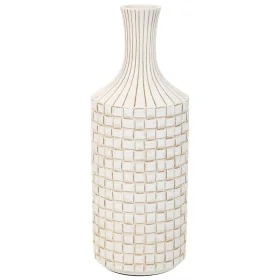 Vase Alexandra House Living Weiß Polyesterharz 14 x 39 x 14 cm von Alexandra House Living, Vasen - Ref: D1632263, Preis: 28,0...