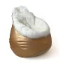 Puff GO GIFT Blanco Oro Oxford tejido antidesgarros de GO GIFT, Puffs - Ref: S9143289, Precio: 143,28 €, Descuento: %