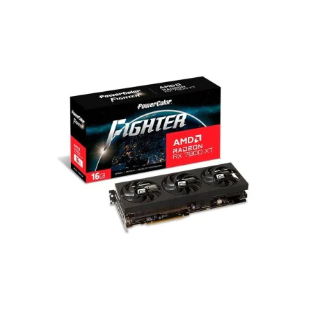 Carte Graphique Powercolor RX7800XT 16G-F/OC AMD AMD RADEON RX 7800 XT 16 GB GDDR6 de Powercolor, Cartes graphiques - Réf : S...