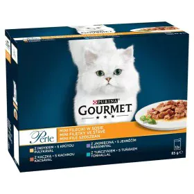 Aliments pour chat Purina Gourmet Perle Thon Dinde Agneau Canard 12 x 85 g de Purina, Humide - Réf : S9144113, Prix : 7,94 €,...