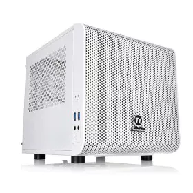 Caixa Semitorre Mini ITX THERMALTAKE Core V1 Snow Edition Branco de THERMALTAKE, Caixas para computador de secretária - Ref: ...