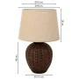 Desk lamp Alexandra House Living Brown Polyresin 220-240 V 27 x 40 x 27 cm by Alexandra House Living, Bedside and Table Lamps...