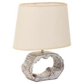 Desk lamp Alexandra House Living White Polyresin 220-240 V 9 x 25 x 23 cm by Alexandra House Living, Bedside and Table Lamps ...