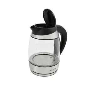 Kettle Łucznik WK-2020 Black Glass Stainless steel Plastic 2200 W 1,8 L by Łucznik, Electric Kettles - Ref: S9144929, Price: ...