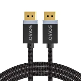 DisplayPort Cable Savio CL-176 Black 3 m by Savio, DisplayPort Cables - Ref: S9145117, Price: 10,47 €, Discount: %