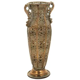 Vase Alexandra House Living Or Fer 11 x 34 x 11 cm de Alexandra House Living, Vases - Réf : D1632287, Prix : 21,73 €, Remise : %