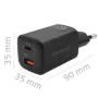 Chargeur mural Qoltec 50766 Noir de Qoltec, Chargeurs - Réf : S9145145, Prix : 24,64 €, Remise : %