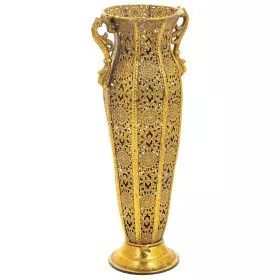 Vase Alexandra House Living Gold Eisen 12 x 38 x 16 cm von Alexandra House Living, Vasen - Ref: D1632288, Preis: 25,58 €, Rab...