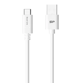 Cable USB-C a USB Silicon Power SP1M0ASYLK10AC1W Blanco 1 m de Silicon Power, Cables USB - Ref: S9145459, Precio: 4,61 €, Des...